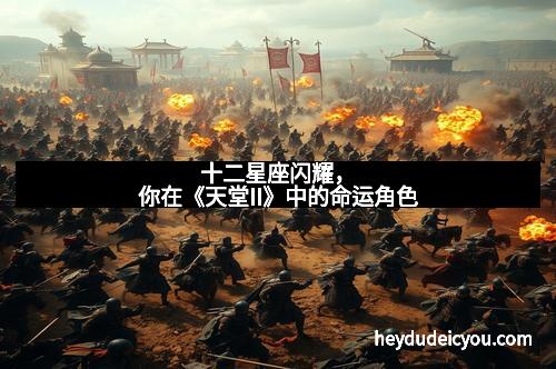 十二星座闪耀,你在《天堂II》中的命运角色 十二星座闪耀,你在《天堂II》中的命运角色